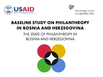 Sveobuhvatna studija o filantropiji u Bosni i Hercegovini