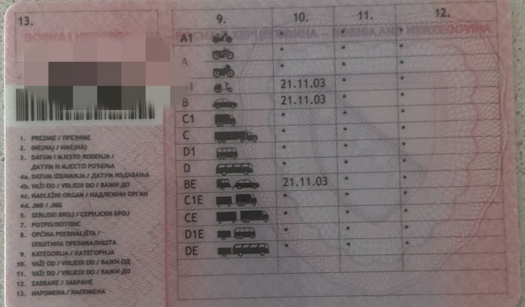 Kona no e Se Voza ke Dozvole Iz BiH Priznavati U Italiji Kona no e Se Voza ke Dozvole Iz BiH Priznavati U Italiji